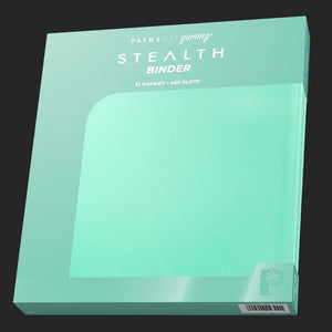 Palms Off Gaming - Stealth 12 Pocket Zip Trading Card Binder - Turquoise - TCGroupAU