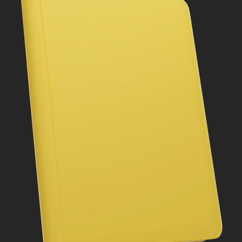 Palms Off Gaming - Stealth 9 Pocket Zip Trading Card Binder - Yellow - TCGroupAU