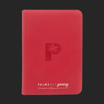 Palms Off Gaming - Top Loader Zip Clear Binder - Red - 216 Capacity - TCGroupAU