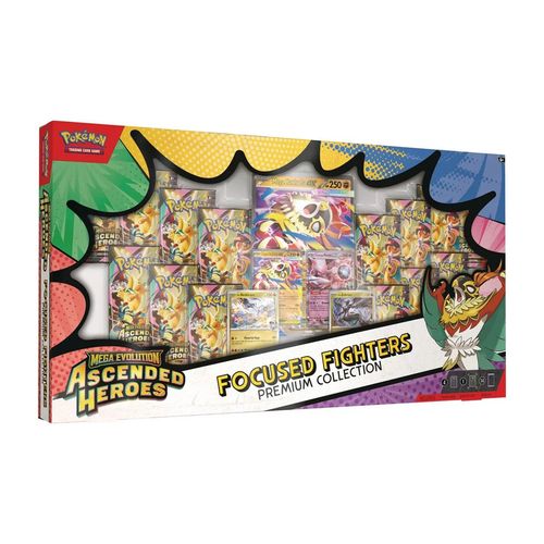 Pokémon Trading Card Game Ascended Heroes Focused Fighters Premium Collection box - English