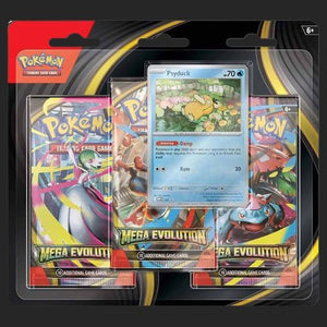 Pokémon Trading Card Game - Mega Evolution - 3 Pack Blister - TCGroupAU