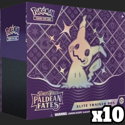 Pokémon Trading Card Game - Scarlet & Violet 4.5 - Paldean Fates Elite Trainer Box ETB - [Sealed Case] x10 - TCGroupAU