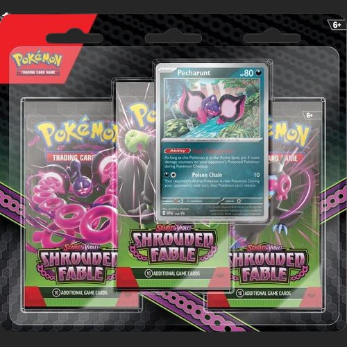 Pokémon Trading Card Game - Scarlet & Violet 6.5: Shrouded Fable - 3 Pack Blister - TCGroupAU