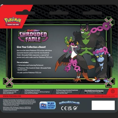 Pokémon Trading Card Game - Scarlet & Violet 6.5: Shrouded Fable - 3 Pack Blister - view 2 - TCGroupAU