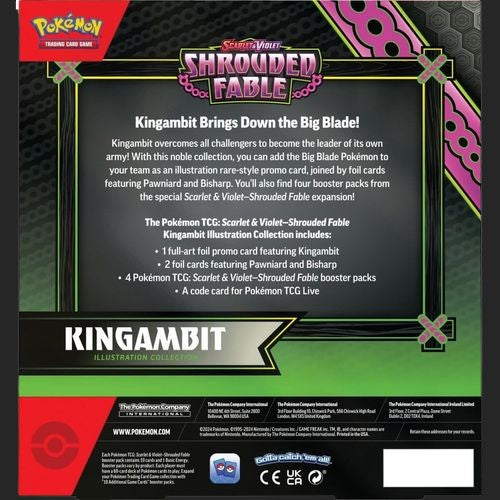 Pokémon Trading Card Game - Scarlet & Violet 6.5: Shrouded Fable - Kingambit Illustration Collection - view 2 - TCGroupAU