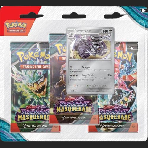 Pokémon Trading Card Game - Scarlet & Violet 6: Twilight Masquerade - Three Booster Blister - TCGroupAU