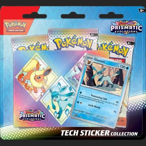 Pokémon Trading Card Game - Scarlet & Violet 8.5 - Prismatic Evolutions - Tech Sticker Collection [Assorted] - TCGroupAU