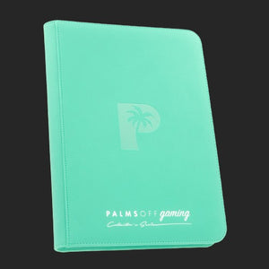 Products Palms Off Gaming - 9 Pocket Zip Trading Card Binder - Tuquoise - TCGroupAU