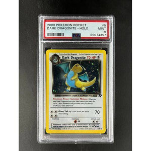 PSA 9 2000 Pokemon Rocket - 05/82 Dark Dragonite - Holo - TCGroupAU