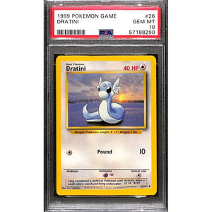 PSA10 - 1999 Pokemon - Dratini 26/102 - TCGroupAU