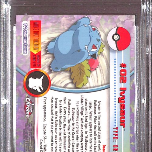 PSA10- 2000 Pokemon - Ivysaur Chrome TV - view 2 - TCGroupAU