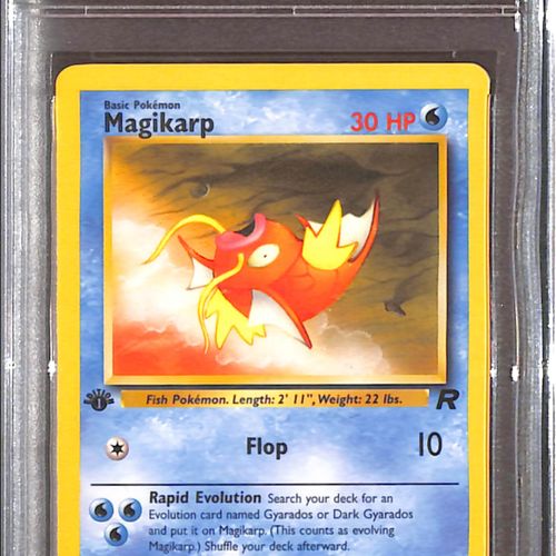 PSA10- 2000 Pokemon - Magikarp 47/82 - 1st Edition Rocket - TCGroupAU