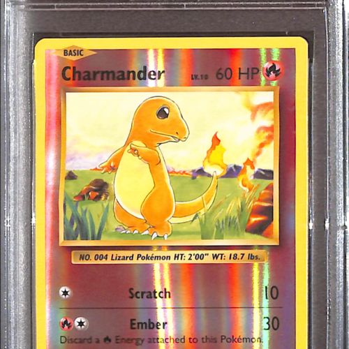 PSA10- 2016 Pokemon - Charmander Rev Foil 9/108 - Evolutions - TCGroupAU