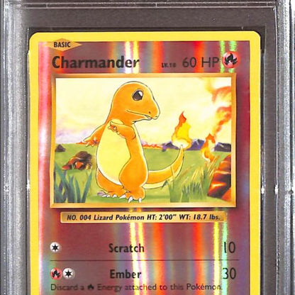 PSA10- 2016 Pokemon - Charmander Rev Foil 9/108 - Evolutions - TCGroupAU