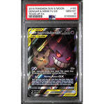 PSA10 - 2019 Pokemon - Gengar & Mimikyu Gx 165/181 - Team Up - TCGroupAU