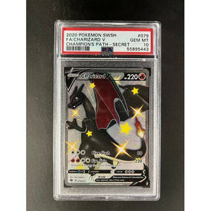 PSA10 2020 Pokemon SWSH - FA Charizard V 079/073 - Champions Path - TCGroupAU