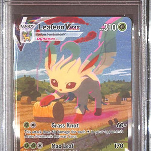 PSA10- 2021 Pokemon - FA/Leafeon Vmax 205/203 - Evolving Skies - TCGroupAU