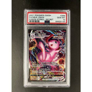 PSA10 2021 Pokemon SWSH - FA Mew VMAX 269/264 - Fusion Strike - TCGroupAU