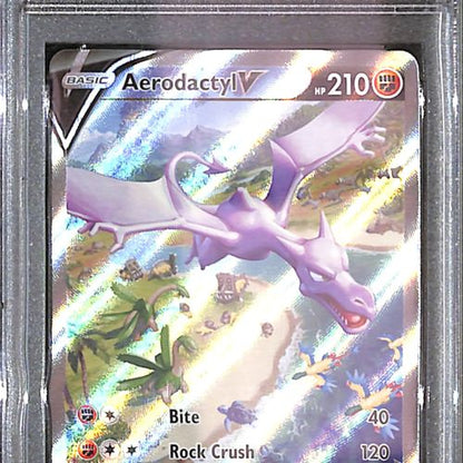 PSA10- 2022 Pokemon - FA/Aerodactyl V 180/196 - Lost Origin - TCGroupAU