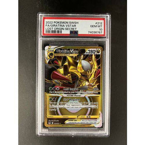 PSA10 2022 Pokemon FA/Giratina Vstar 212/196 - Lost Origin - TCGroupAU