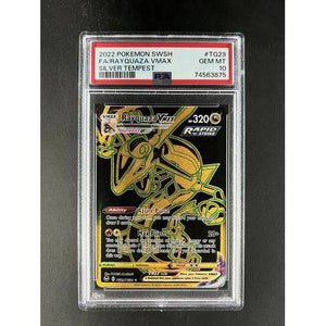 PSA10 2022 Pokemon FA/Rayquaza Vmax TG29/TG30 - Silver Tempest - TCGroupAU