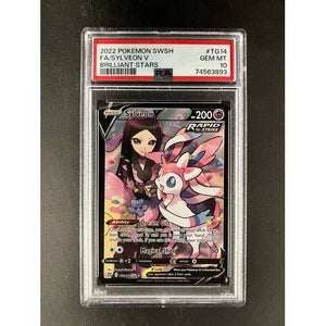 PSA10 2022 Pokemon FA/Sylveon V TG14/TG30 - Brilliant Stars - TCGroupAU