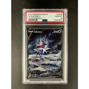 PSA10 2023 Pokemon FA/Suicune V GG38/GG70 - Crown Zenith - TCGroupAU