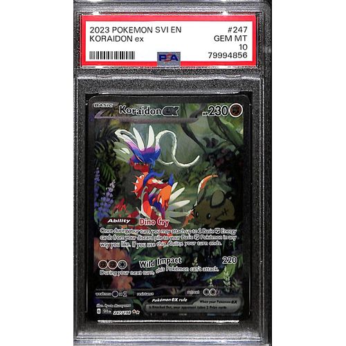 PSA10 - 2023 Pokemon - Koraidon Ex 247/198 Scarlet & Violet - TCGroupAU