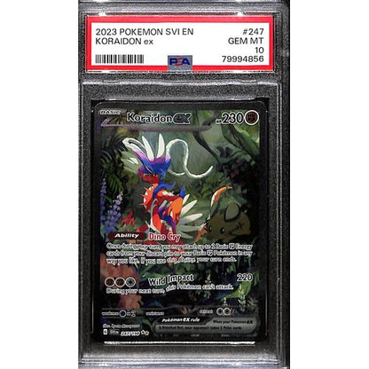 PSA10 - 2023 Pokemon - Koraidon Ex 247/198 Scarlet & Violet - TCGroupAU