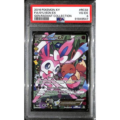 PSA4 - 2016 Pokemon - FA/Sylveon Ex - RC32/RC32 Gen.Radient Collection - TCGroupAU