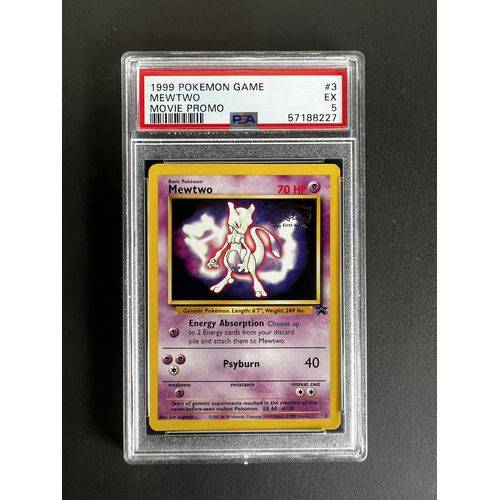 PSA5 1999 Pokemon Mewtwo - Movie Promo - TCGroupAU