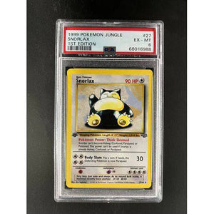 PSA6 1999 Pokemon Jungle Snorlax 27/64 1st Edition - TCGroupAU