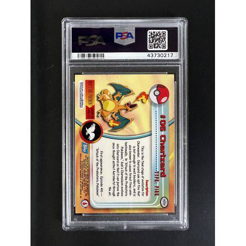 PSA6 - 1999 Topps Pokemon T.V - Charizard - #6 - view 2 - TCGroupAU