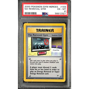 PSA6 - 2000 Pokemon - No Removal Gym 103/132 - Gym Heroes - TCGroupAU