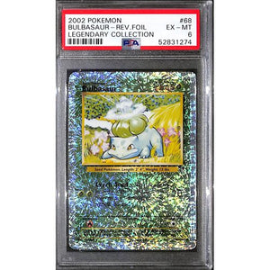 PSA6 - 2002 Pokemon - Bulbasaur Rev. Foil 68/110 - Legendary Collection - TCGroupAU