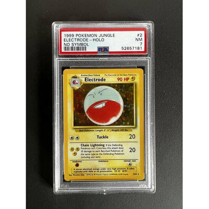 PSA7 1999 Pokemon Electrode Holo - Jungle - 2/64 - No Symbol - TCGroupAU