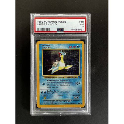 PSA7 1999 Pokemon Lapras Holo - 10/62 - Fossil - TCGroupAU