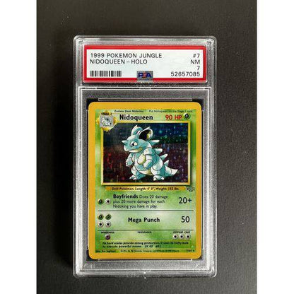 PSA7 1999 Pokemon Nidoqueen Holo - 7/64 - Jungle - TCGroupAU