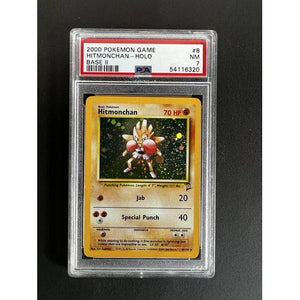 PSA7 2000 Pokemon Hitmonchan Holo - 8/130 - Base 2 - TCGroupAU