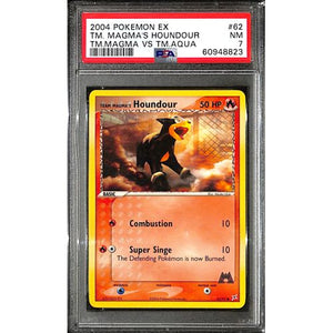 PSA7 - 2004 Pokemon - TM. Magma's Houndour 62/95 - TM. Magma Vs TM. Aqua - TCGroupAU
