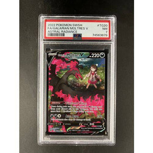 PSA7 2022 Pokemon FA/Galarian Moltres V TG20/TG30 - Astral Radiance - TCGroupAU
