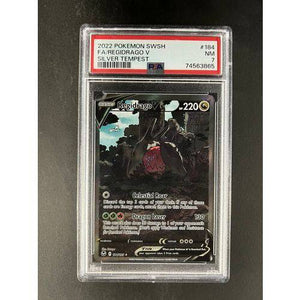 PSA7 2022 Pokmon FA/Regidrago V 184/195 - Silver Tempest - TCGroupAU