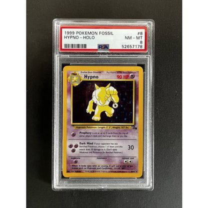 PSA8 1999 Pokemon Hypno Holo - 8/62 - Fossil - TCGroupAU