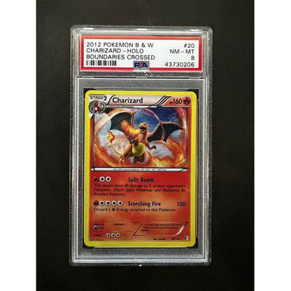 PSA8 2012 Pokemon Charizard Holo B&W - 20/149 - Boundries Crossed - TCGroupAU