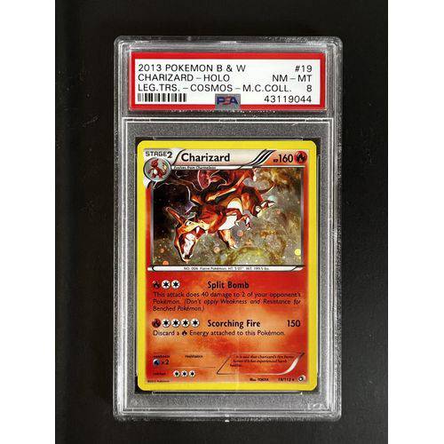 PSA8 - 2013 Pokemon B & W - Charizard Cosmos Holo - 19/113 - Legendary Treasures - TCGroupAU