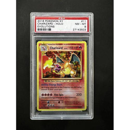 PSA8 2016 Pokemon Charizard Holo - 11/108 - XY Evolutions - TCGroupAU