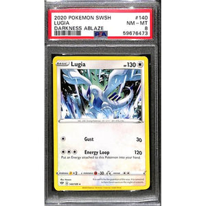 PSA8 - 2020 Pokemon - Lugia 140/189 - Darkness Ablaze - TCGroupAU