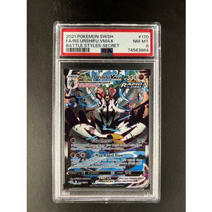 PSA8 2021 Pokemon FA/RS Urshifu Vmax 170/163 - Battle Styles - TCGroupAU