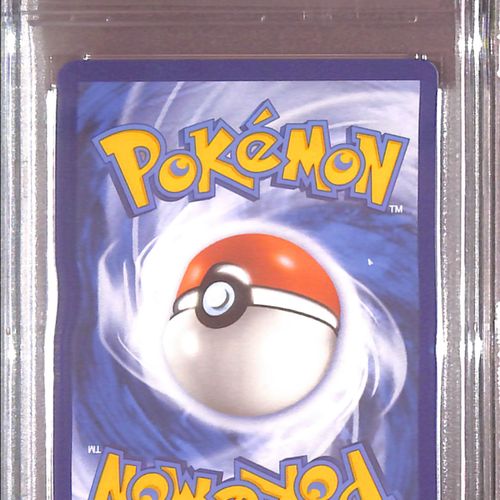 PSA8 - 2023 Pokemon - Giovanni's Charisma 204/165 - Mew En - view 2 - TCGroupAU