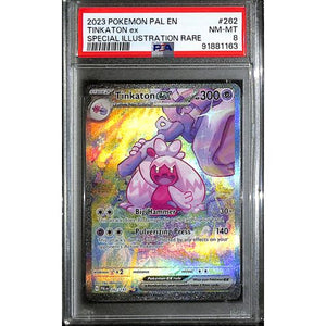 PSA8 - 2023 Pokemon - Tinkaton Ex 262/193 - Pal En - TCGroupAU